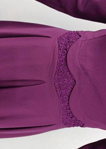 Uzun Kollu Murdum Kadın Elbise - Görsel 9