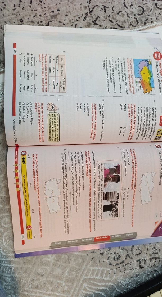 Tonguç 6. Sınıf Zoru Bankası Tüm Dersler - Görsel 4