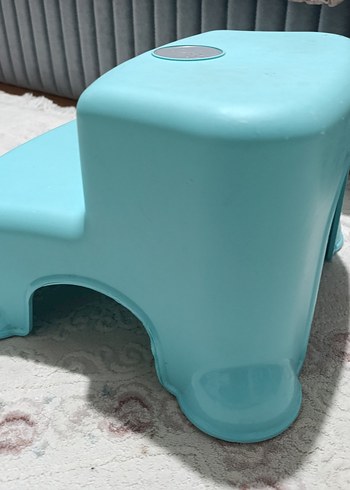 Pastel Turkuaz Çocuk Taburesi Babyjem tabure bebek basamak - Görsel 3