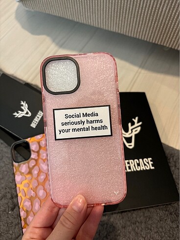 Deercase 2 adet iPhone 13 telefon kılıfı