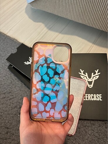 Beden Renk Deercase 2 adet iPhone 13 telefon kılıfı