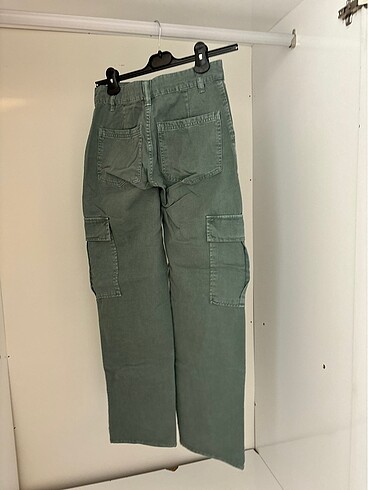 xs Beden Stradivarius beli lastikli pantolon