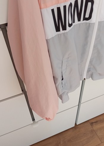 Kız Çocuk Pembe Kapüşonlu Yağmurluk - Görsel 3