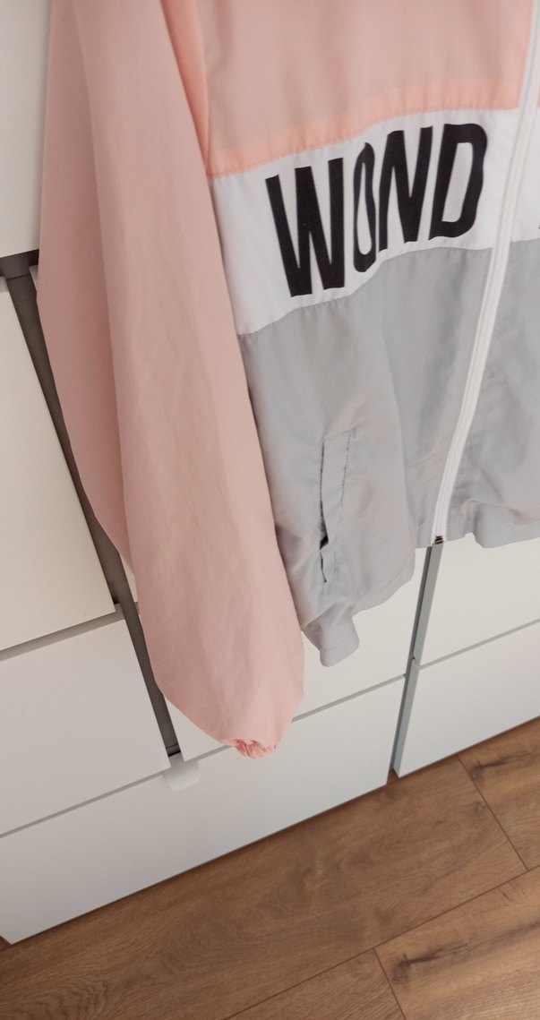 Kız Çocuk Pembe Kapüşonlu Yağmurluk - Görsel 3