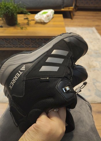 Erkek. çocuk Siyah Gri Kayışlı Outdoor Ayakkabı 37 Numara - Görsel 5