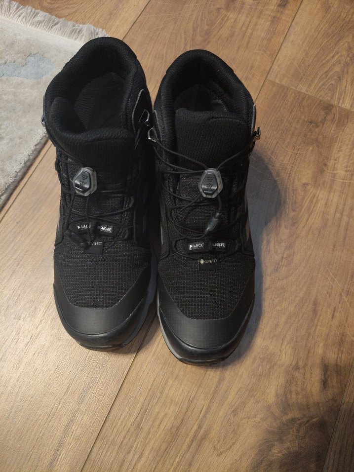 Erkek. çocuk Siyah Gri Kayışlı Outdoor Ayakkabı 37 Numara - Görsel 3