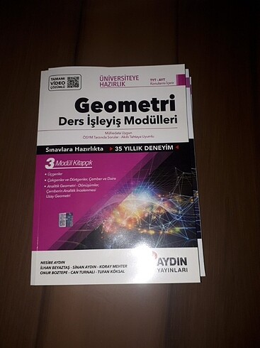 Aydın Yayınları YKS TYT AYT Geometri Konu Anlarım