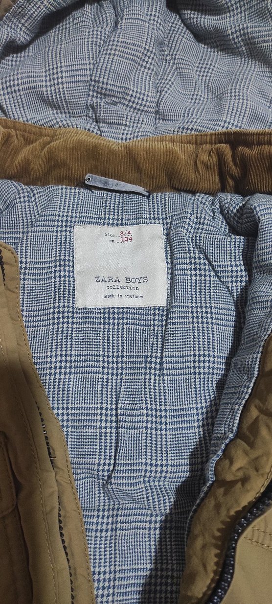 Camel Kapüşonlu Erkek Çocuk Mont - Görsel 5