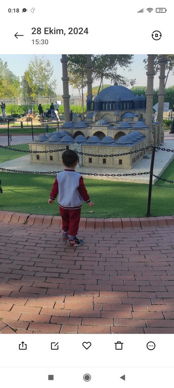 Gri Bordo Erkek Çocuk Düğmeli Eşofman Takımı - Görsel 2