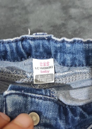 LC Waikiki Kız Kot Şort yandan ayarlamalı - Görsel 4