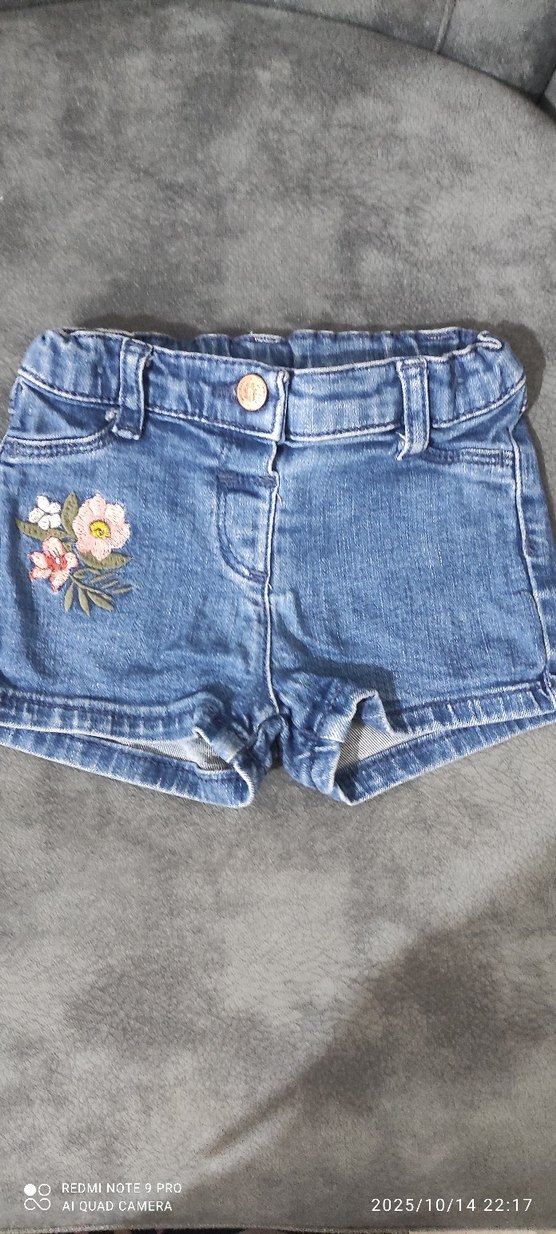 LC Waikiki Kız Kot Şort yandan ayarlamalı - Görsel 2