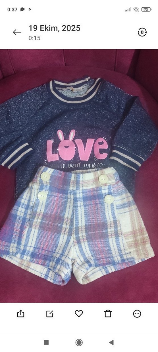 civil kız bebek takım - Görsel 3