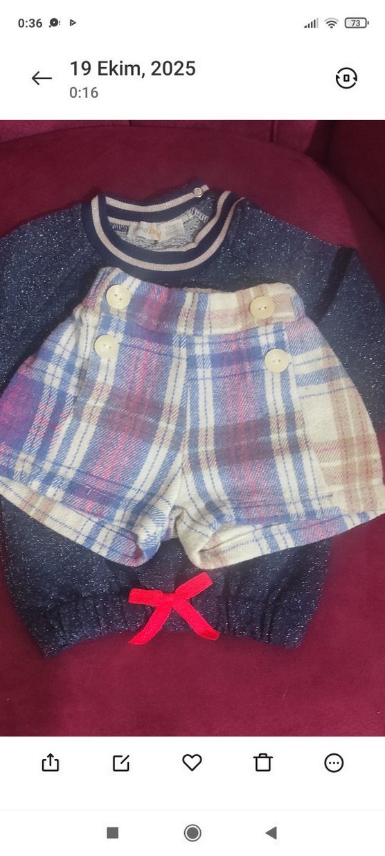 civil kız bebek takım - Görsel 5