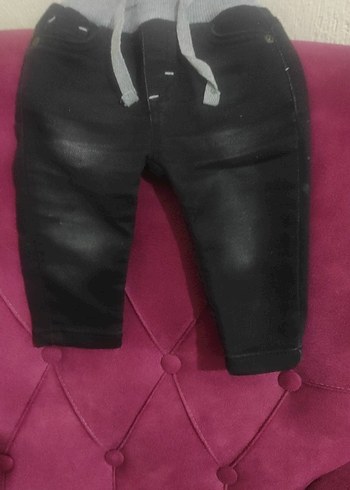 Siyah Erkek Çocuk Dar Kesim Street Wear Pantolon - Görsel 3