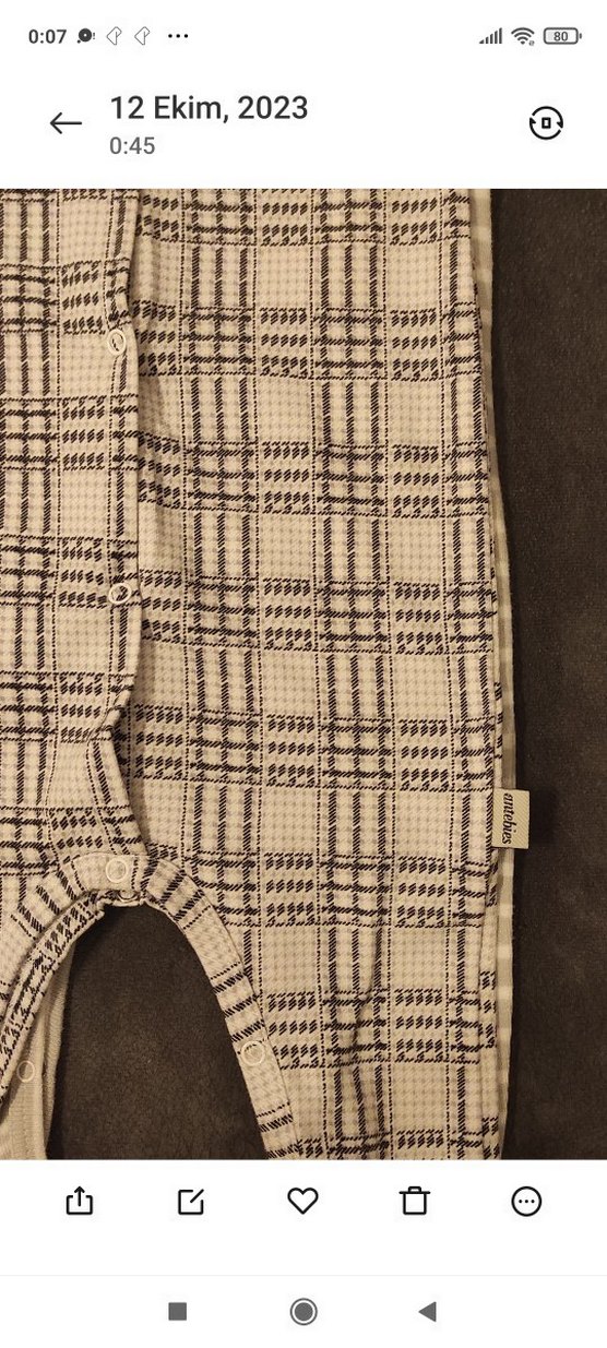 Antebies Uzun Kollu Erkek Bebek Örme Tulum - Görsel 3