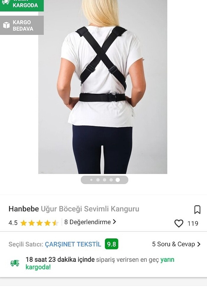 Nerdeyse hiç kullanilmamiş kutusunda kanguru - Görsel 4