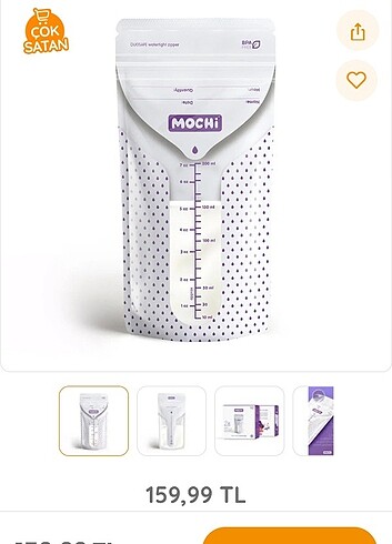 Ebebek markası göğüs pompası süt saklama poşeti ve göğüs pedi he - Görsel 15