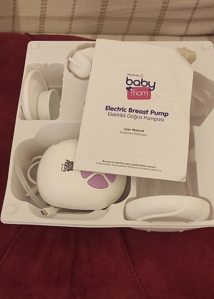 Ebebek markası göğüs pompası süt saklama poşeti ve göğüs pedi he - Görsel 4