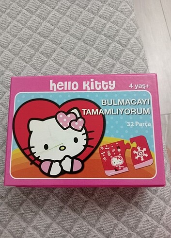 Hello Kitty Bulmacayı Tamamlıyorum Kutu Oyunu 
