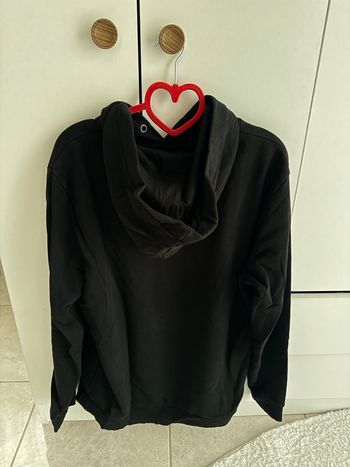 LOFT Siyah Kapüşonlu Kadın Sweatshirt - Görsel 2