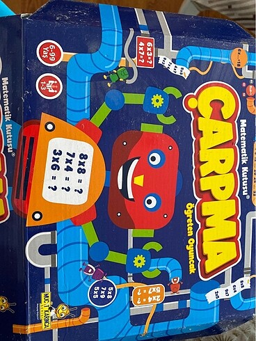 Çarpma Matematik kutusu oyun öğreten oyuncak