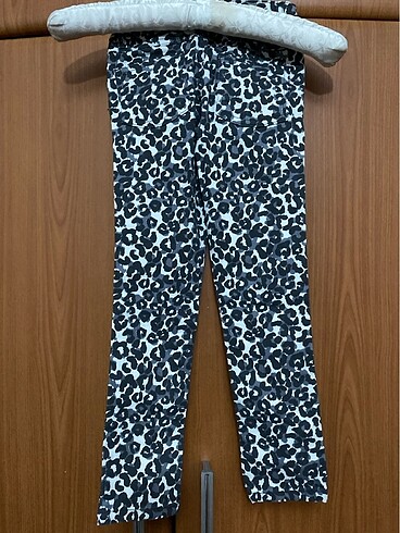 LC Waikiki Kız çocuk pantolon 5/6 yaş leopar desen