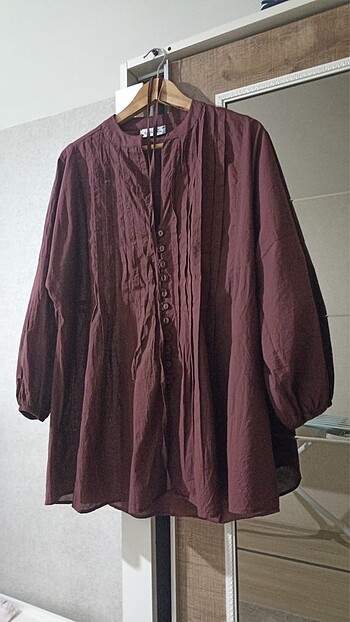 diğer Beden bordo Renk Moda aksa gömlek