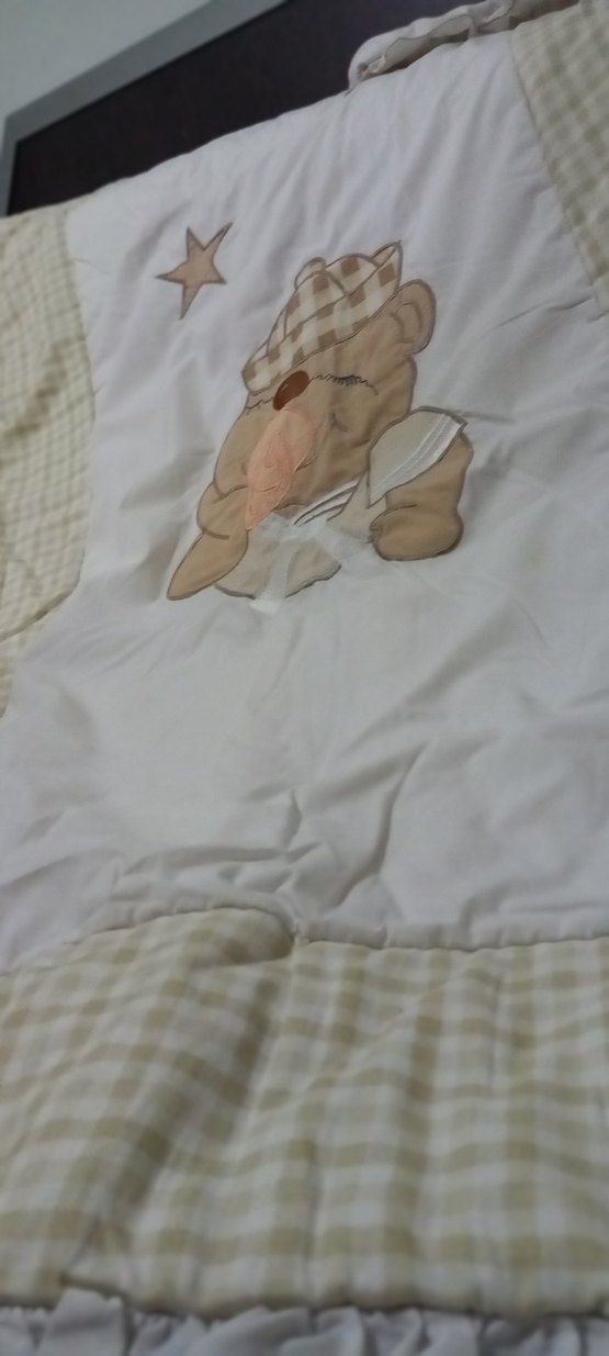 Nakışlı Pamuklu Bebek yorgan - Görsel 2