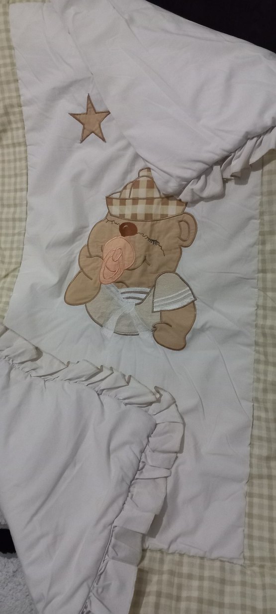 Nakışlı Pamuklu Bebek yorgan - Görsel 4