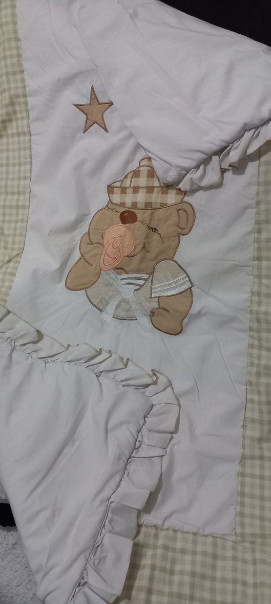 Nakışlı Pamuklu Bebek yorgan - Görsel 3