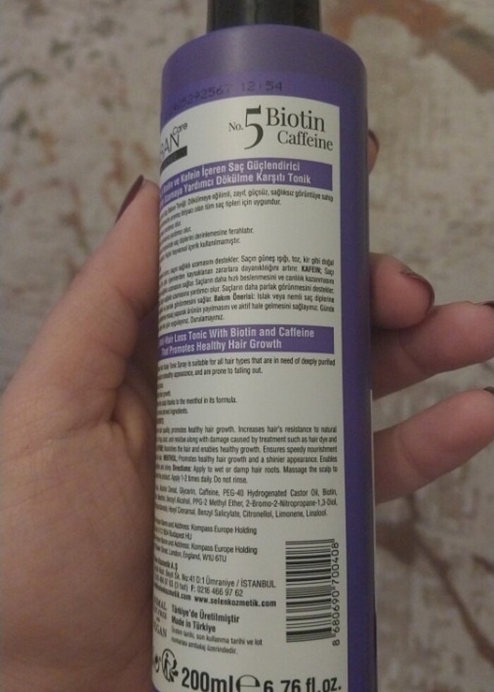 Urban care kafeinli saç tonjgi - Görsel 2