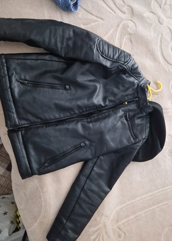 erkek çocuk Deri Ceket - Görsel 2