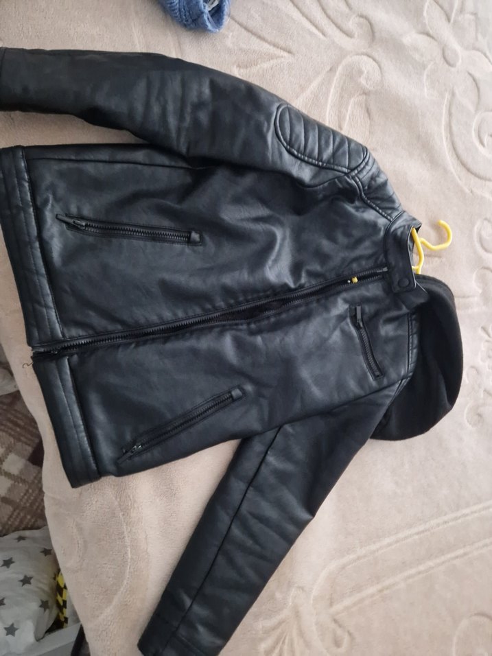 erkek çocuk Deri Ceket - Görsel 2