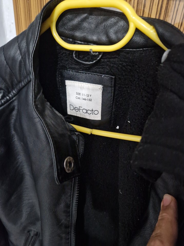 erkek çocuk Deri Ceket - Görsel 3