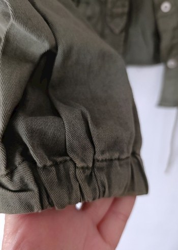 s Beden yeşil Renk Bershka Yeşil Nakışlı Kadın Bohem Ceket