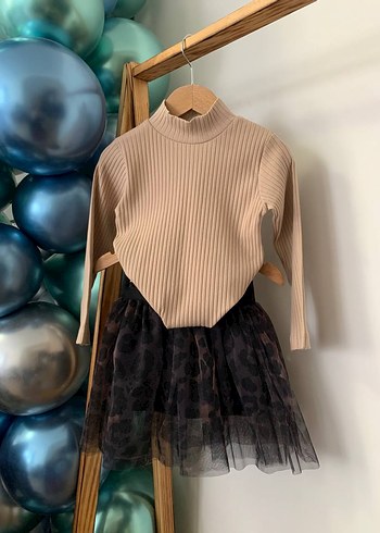 Leopar Desenli Kız Çocuk Etek - Görsel 2