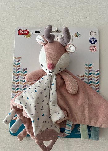 Pembe Geyik Figürlü Peluş Uyku Arkadaşı