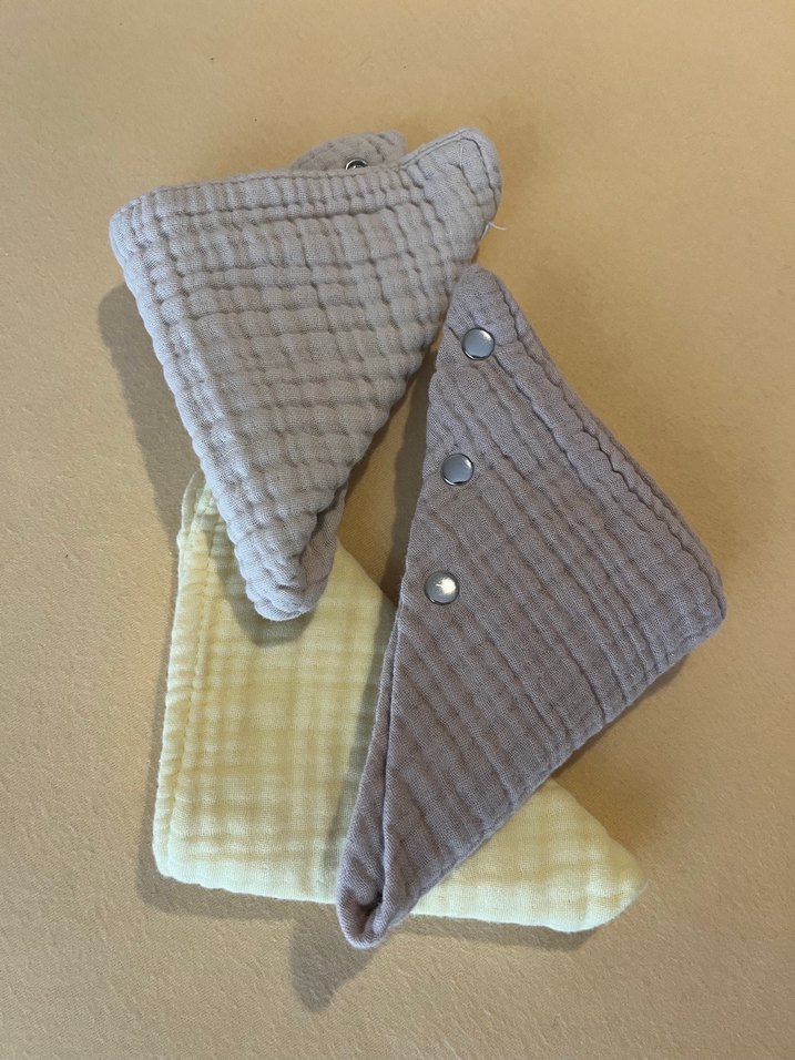 Müslin 5 Kat Bebek Önlüğü - Görsel 4