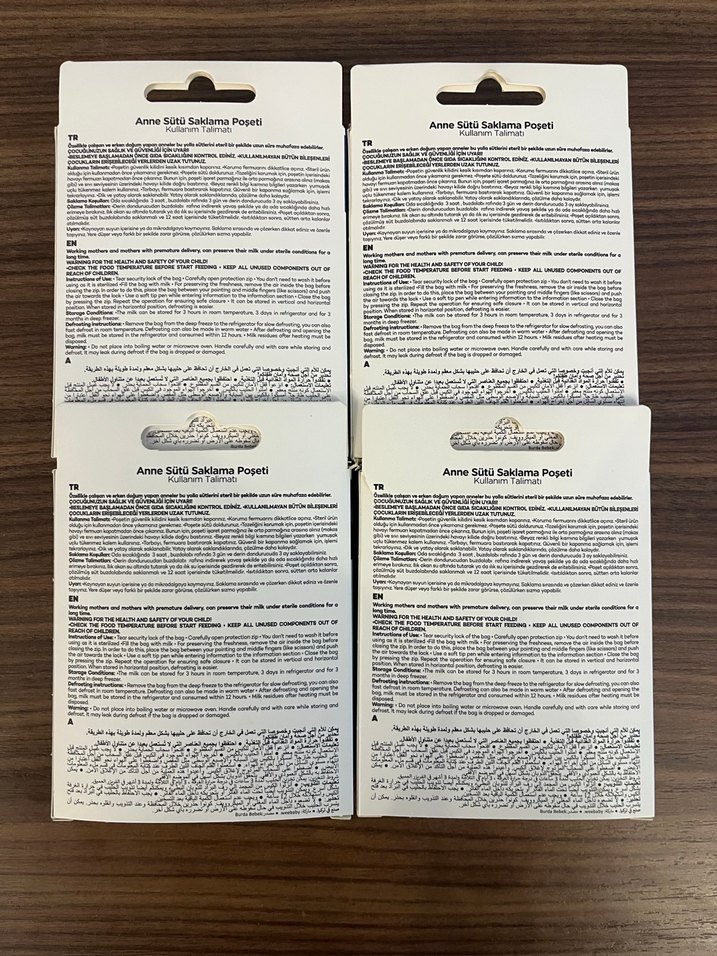 Wee Baby Anne Sütü Saklama Poşeti 200ml 20'li - Görsel 2