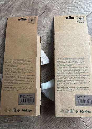 Caramell Bağlamalı Beyaz Saç Bandı 2 adet - Görsel 5