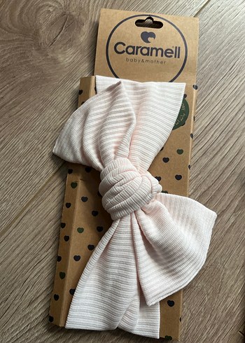 Caramell Bağlamalı Beyaz Saç Bandı 2 adet - Görsel 2