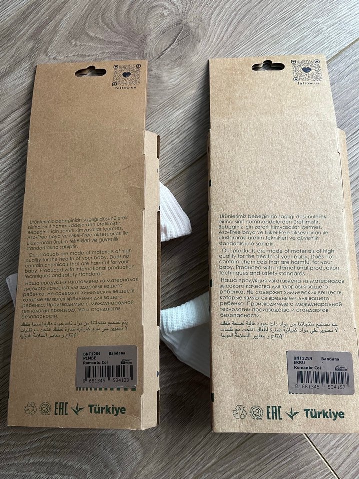 Caramell Bağlamalı Beyaz Saç Bandı 2 adet - Görsel 5