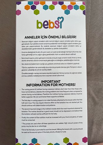 Beden Bebsi Beyaz Manuel Göğüs Pompası