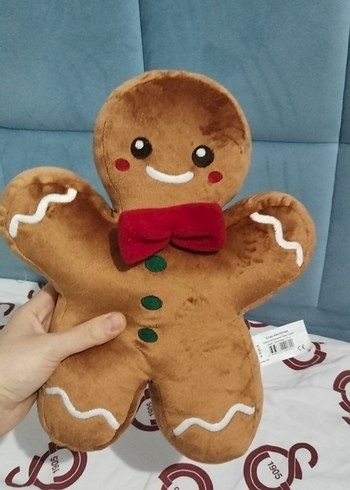 Kahverengi Kurabiye Adam Peluş Oyuncak - Görsel 3