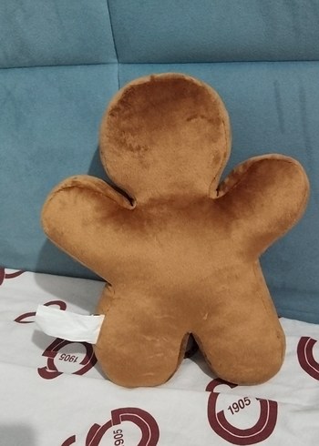 Kahverengi Kurabiye Adam Peluş Oyuncak - Görsel 2