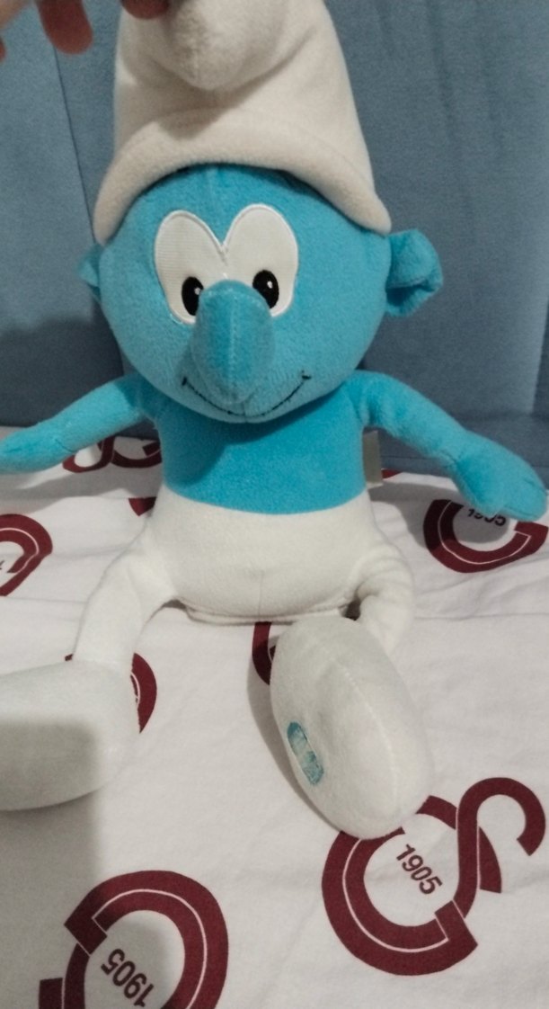 Turkuaz Şirinler Peluş Oyuncak - Görsel 2