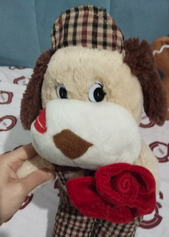 Kahverengi Peluş Köpek Oyuncak - Görsel 4