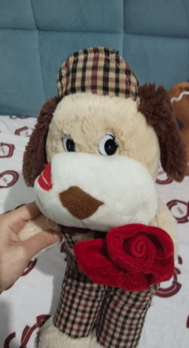 Kahverengi Peluş Köpek Oyuncak - Görsel 4