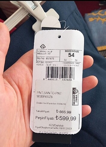 diğer Beden lacivert Renk Lc waikiki pantolon