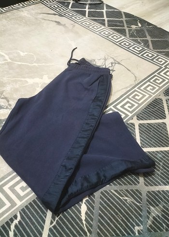 erkek Lacivert Pilili Streetwear Pantolon - Görsel 3